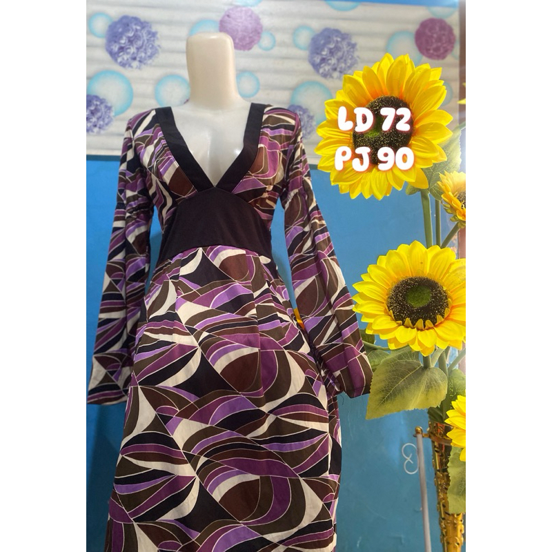 long Dress Wanita Preloved pesta