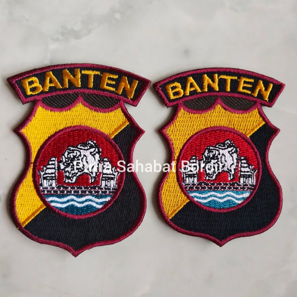 Patch | Logo Bordir Polda Banten.