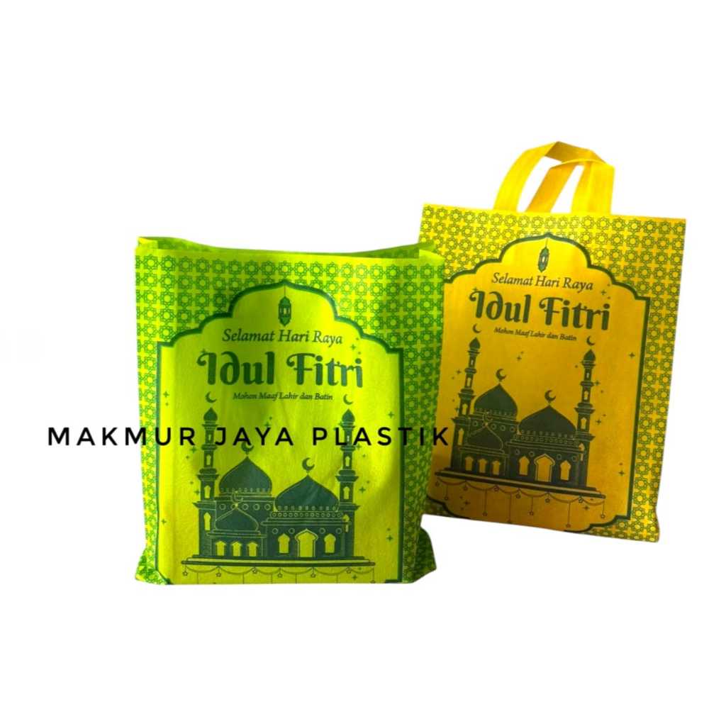 

Isi 12 pc Tas Lebaran Goodie Bag Sembako Idul Fitri Ukuran 30 x 40 x 8 cm lusinan