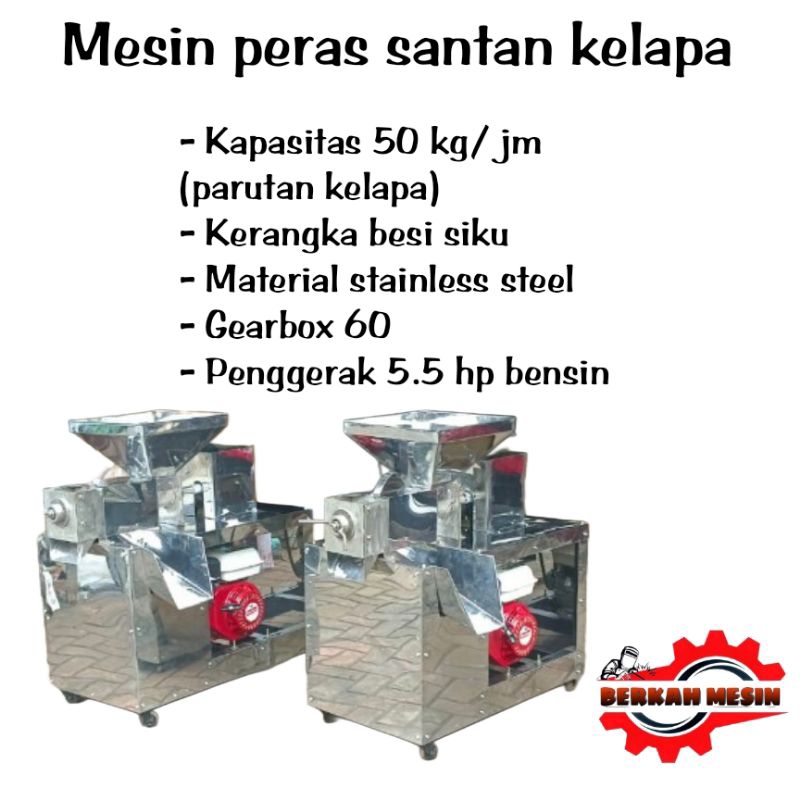 MESIN PERAS SANTAN KELAPA