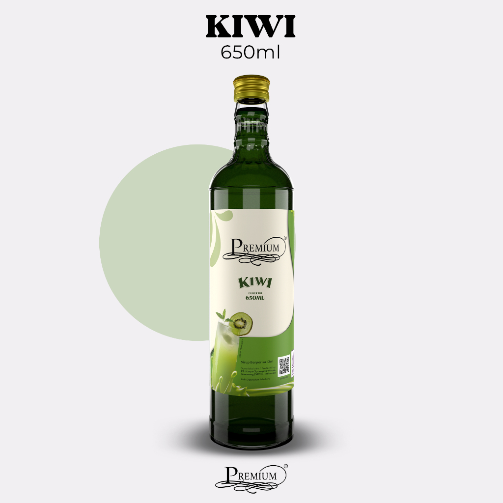 

Premium Syrup - Kiwi 650ml (Minuman Sirup untuk HORECA)