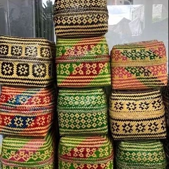 Keben bambu Premium bali cat 25cm / Sokasi bambu cat 25cm