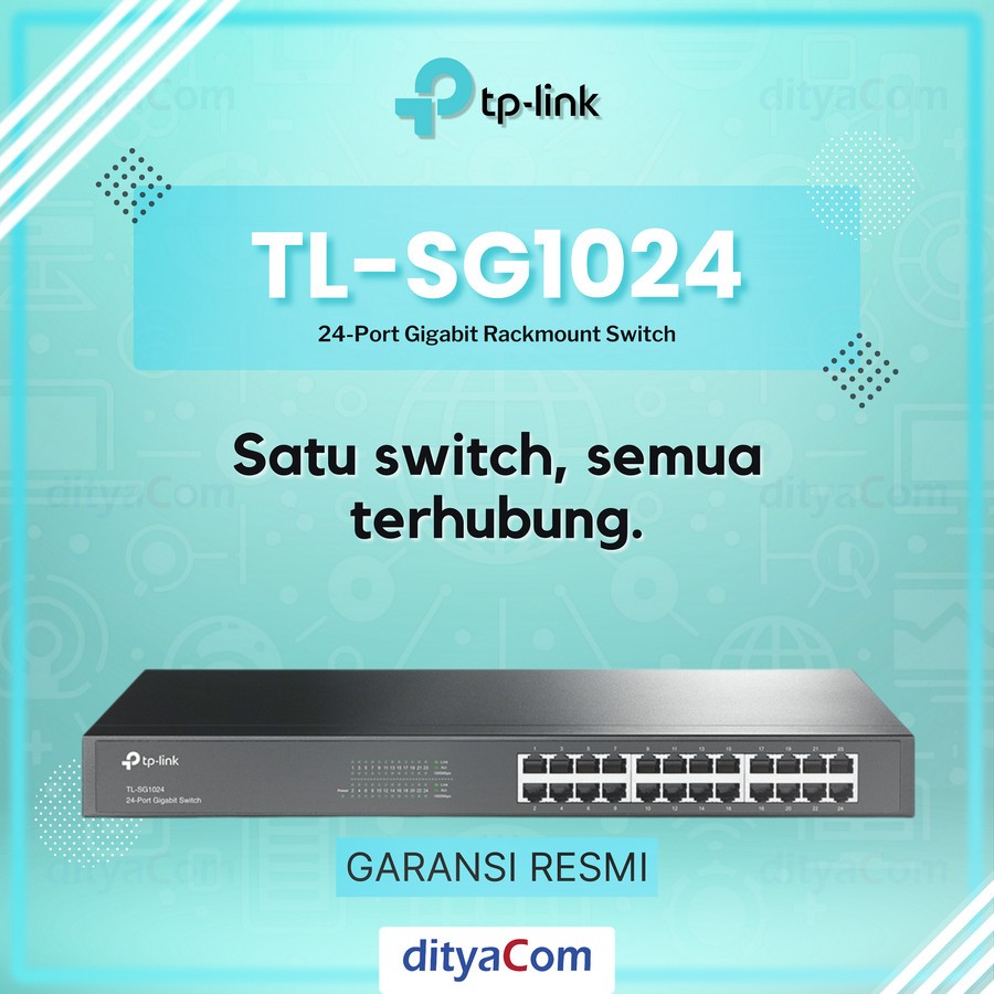 TP-LINK TL-SG1024 24-PORT GIGABIT SWITCH