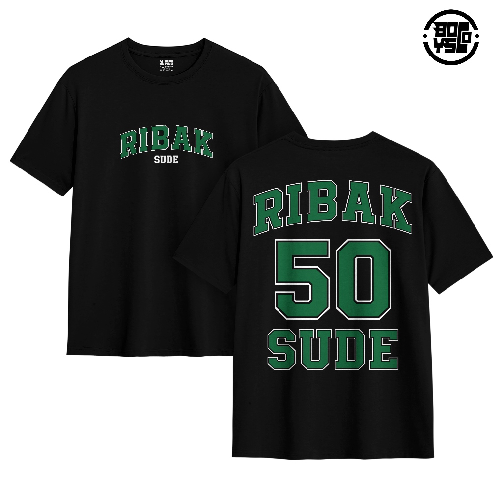 Kaos Ribak Sude PSMS Medan 1950 Tshirt Distro Katun Combed 24s T-shirt Pria Wanita