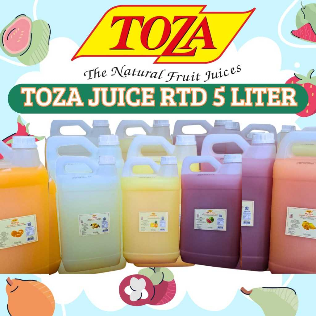 

Toza Juice Siap minum(RTD) 5 Liter/ JUS BUAH SEGAR 5L