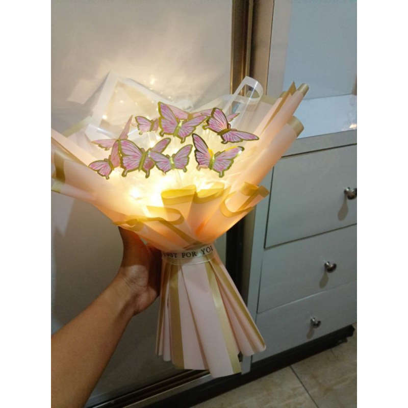 buket kupu kupu Led