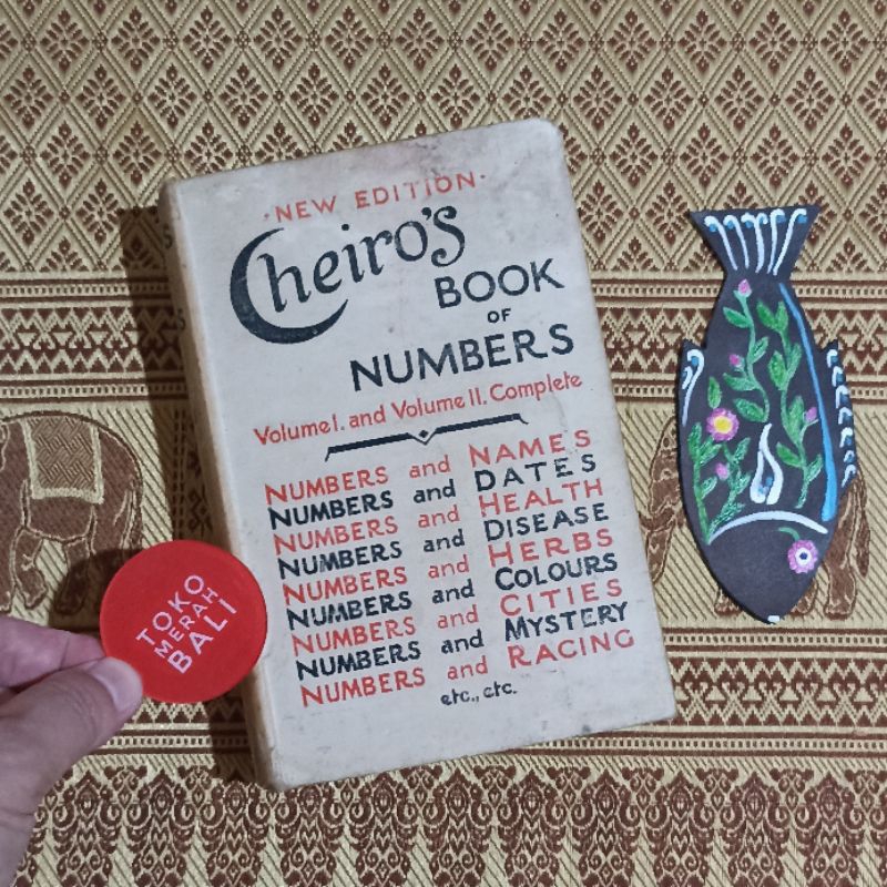 Buku Cheiro Book of Numbers 1930s numerology okultisme cheiromancy agama new age