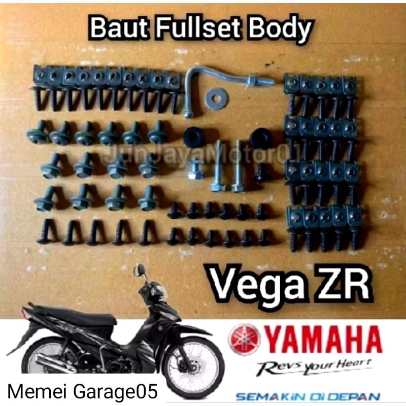 Baut Lengkap Baut fullset body Yamaha Vega ZR