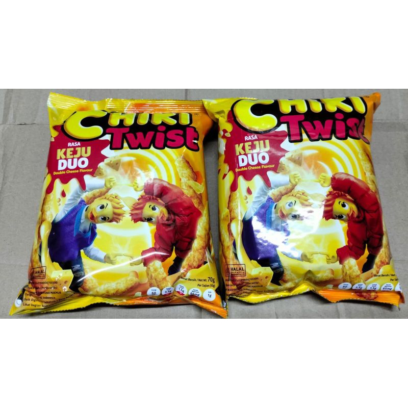 

Chiki Twist keju Duo 70g