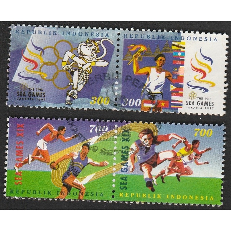 

A 11189 SET LENGKAP PRANGKO INDONESIA TEMA SEA GAMES TAHUN 1997 DENGAN KONDISI SUDAH ADA CAP