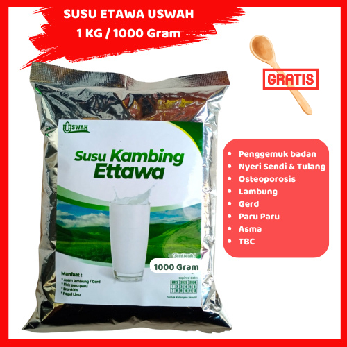

Susu Kambing Etawa USWAH 1KG Atasi Nyeri Sendi Asam Urat Pegal Linu Rematik Kebas Kesemutan Jaga Kesehatan Tulang