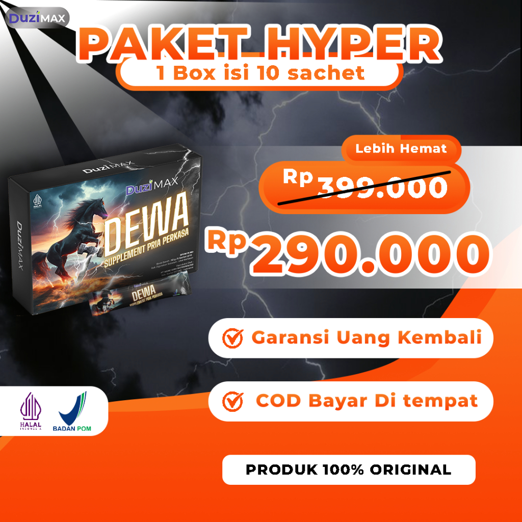 

Duzi Max - Susu Kuda Herbal Alami Untuk Stamina Pria