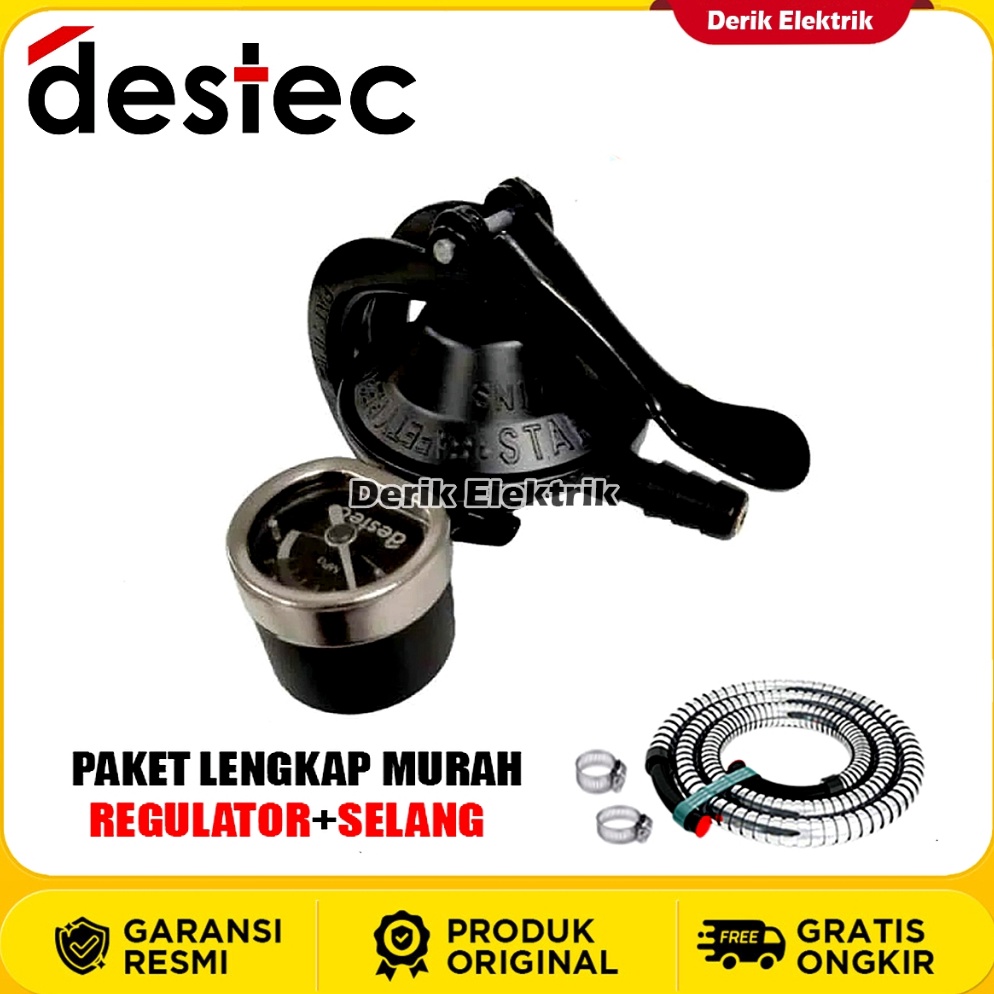 Terbaik DESTEC STARCAM REGULATOR KOMPOR GAS REGULATOR GAS ANTI BOR