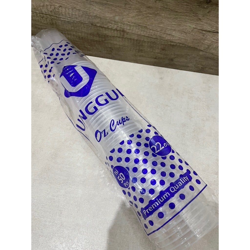Gelas Cup 22oz Unggul Datar