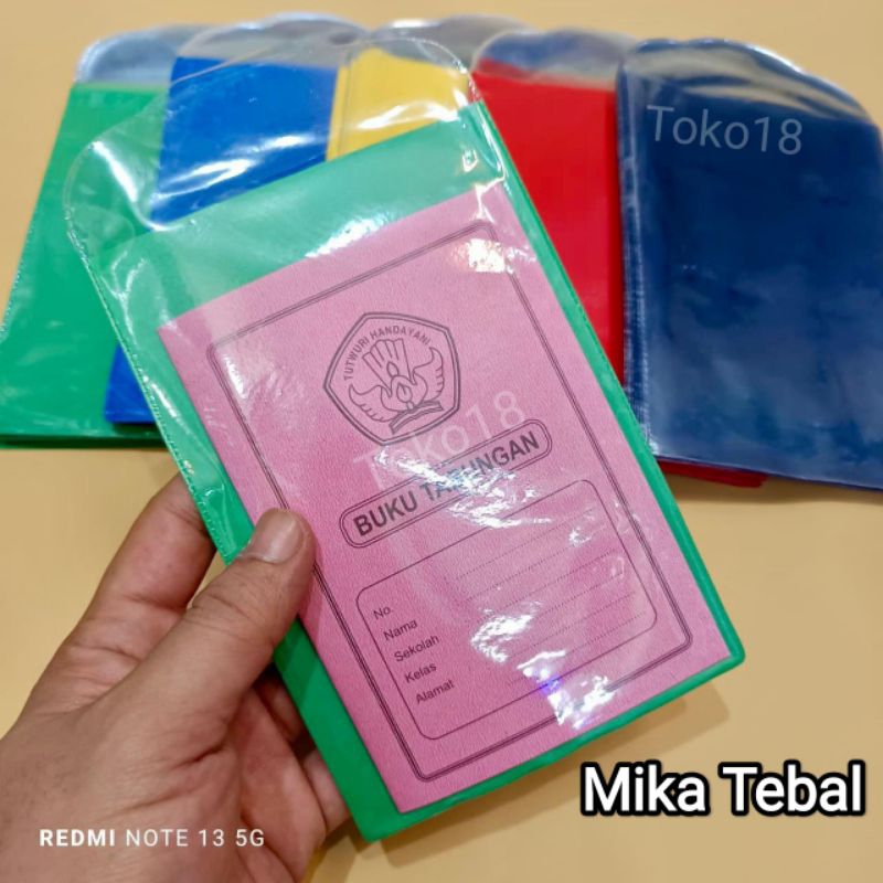 

10 Pcs Sampul Plastik Buku Tabungan