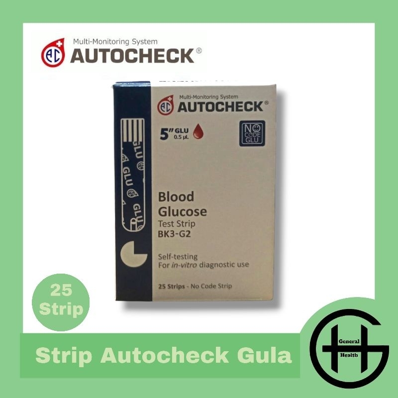 Strip Autocheck Gula  Autocheck Glucose  Isi Ulang Autocheck Gula