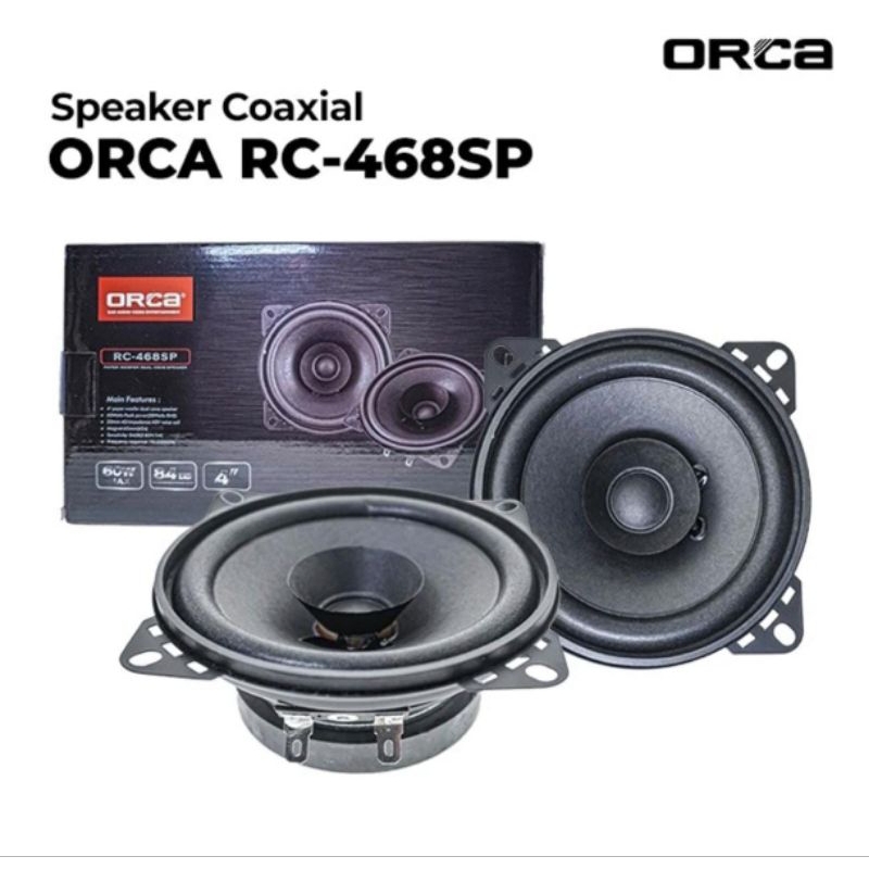 Speaker Mobil Coaxial 4 inch Orca - Orca 4inch