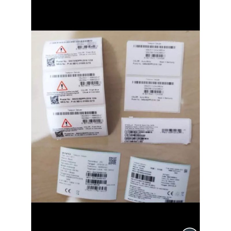 

Request stiker IMEI Samsung oppo Vivo redmi xioaomi / iPhone X Xr