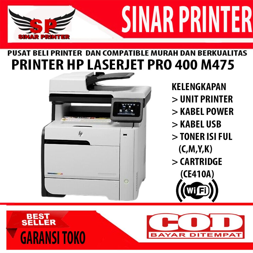 Printer Hp Color LaserJet Pro 400 MFP M475dn