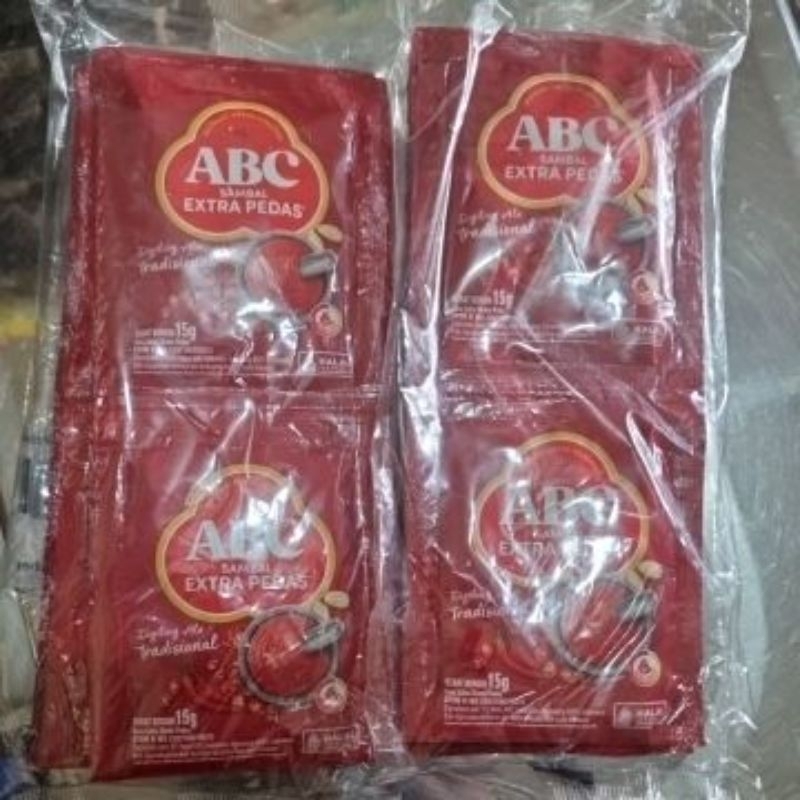

Sambal ABC extra pedas renceng