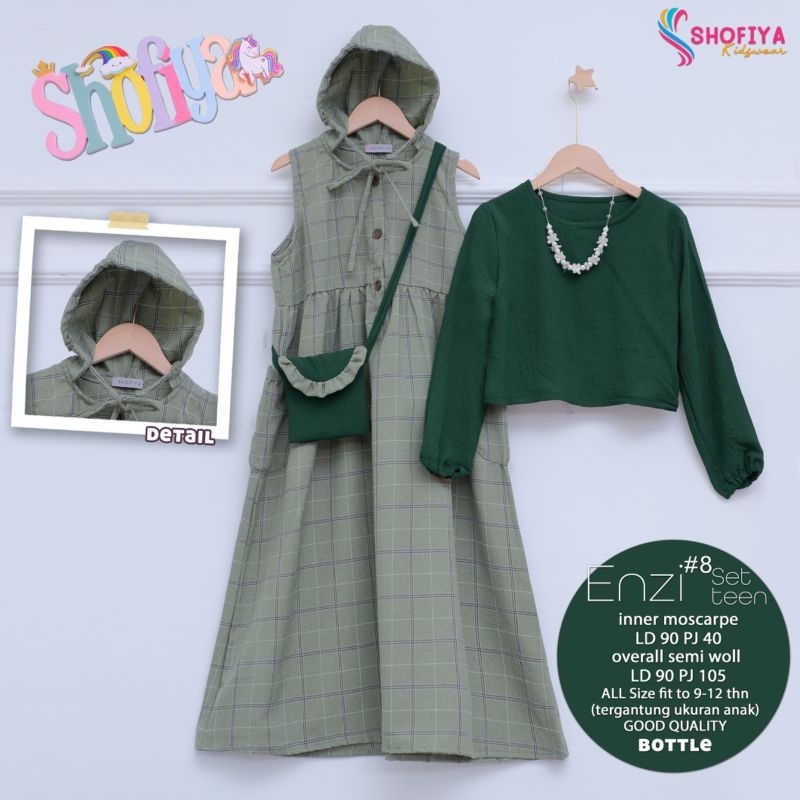 ENZY SET BY SHOFIYA/SETELAN REMAJA CASANDRA SET BY QAISARA SETELAN WANITA KEKINIAN
