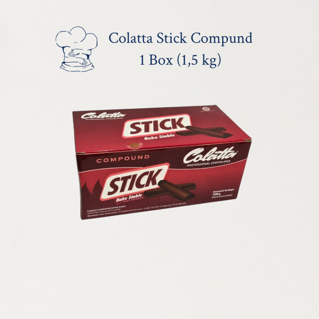 

Colatta Stick Compound 200gr Repack/Colatta Stick Bake Stable/Coklat Compound Batang Stik