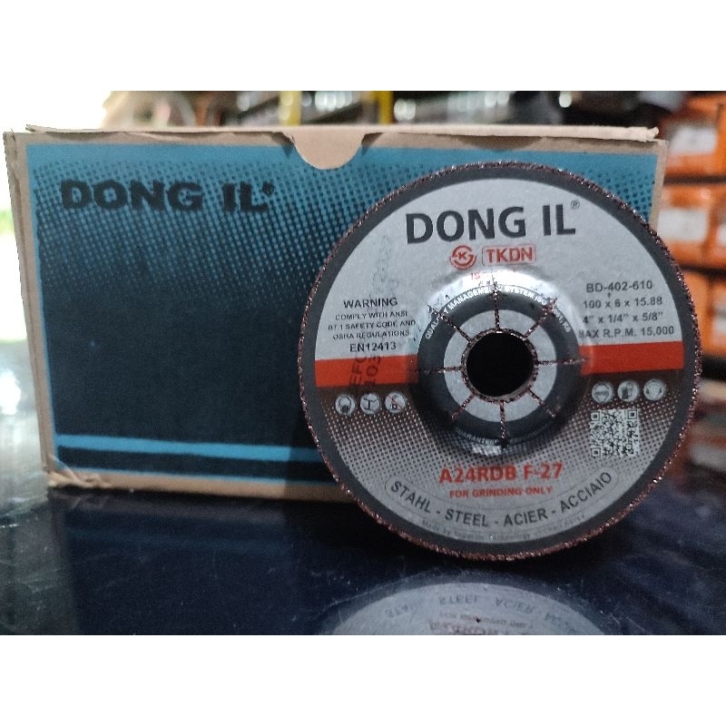DONG IL Mata Gerinda Asah/ Batu Asah & Poles / Grinding Wheel 4 inchi isi 25 pcs DONG IL & ENKA