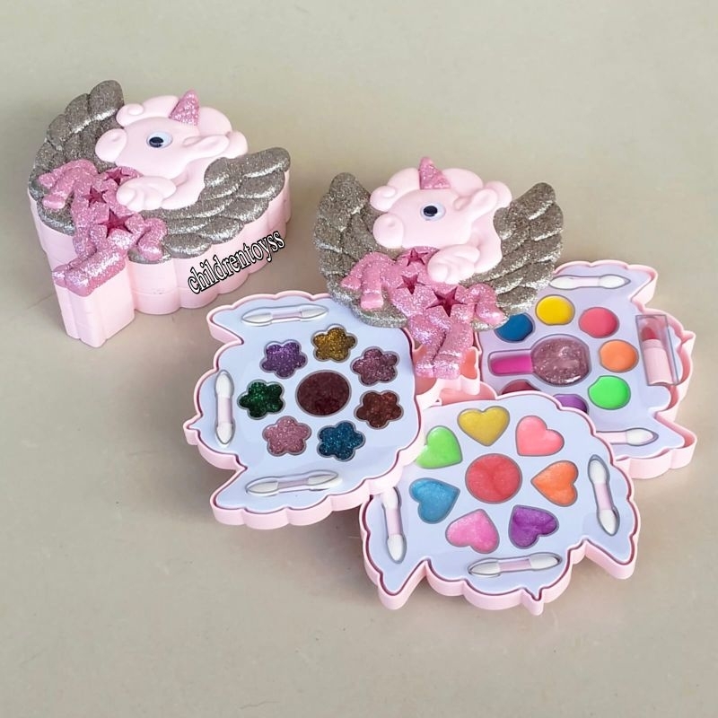 Mainan Makeup Anak Unicorn Cute Beauty / Mainan Kosmetik Kuda Poni