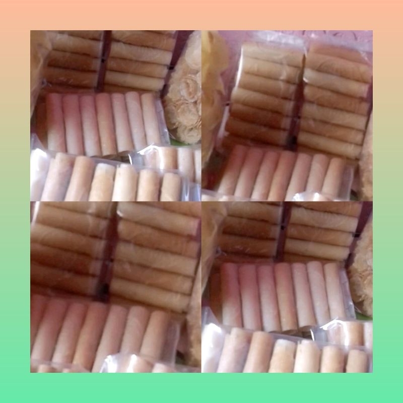 

Semprong tipis rasa jahe bungkusan isi 10-12 pcs | Semprong bakar rasa jahe | Cemilan bakar semprong | kue panggang bakar | Cemilan sehat panggang | Semprong manis rasa jahe