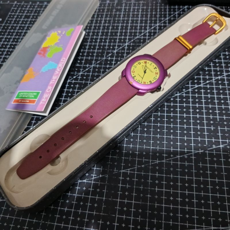 JUAL JAM TANGAN BENNETON BY BULOVA ORIGINAL PRELOVED BEKAS SEKEN SECONDHAND