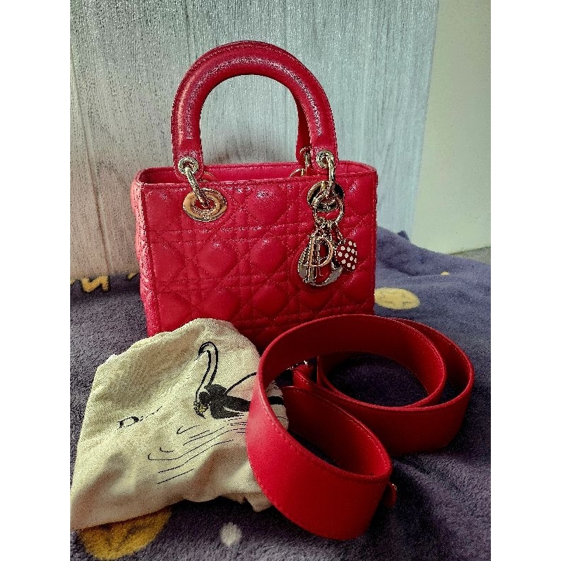 lady dior red