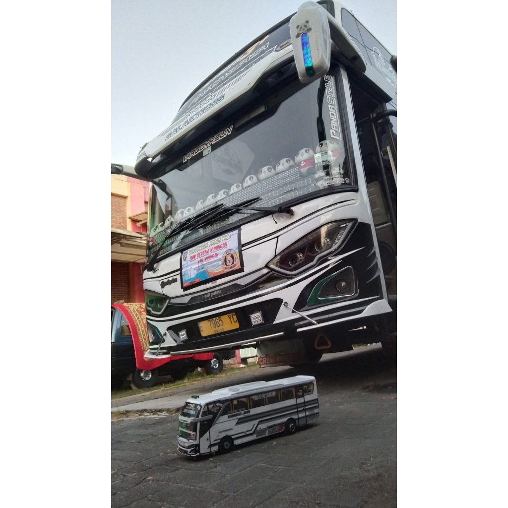 Mobil jet bus miniatur bus basuri jet bus asli kids panda miniatur bis bus basuri bisa jalan ukuran 