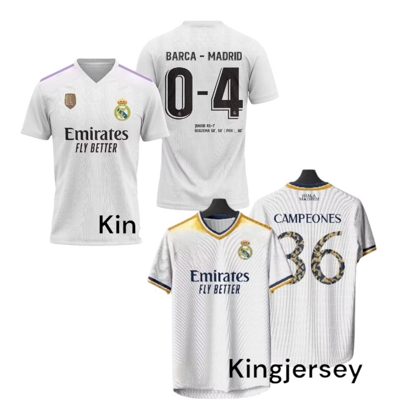 setelan jersey madrid dewasa / baju bola dewasa madrid home away 2023