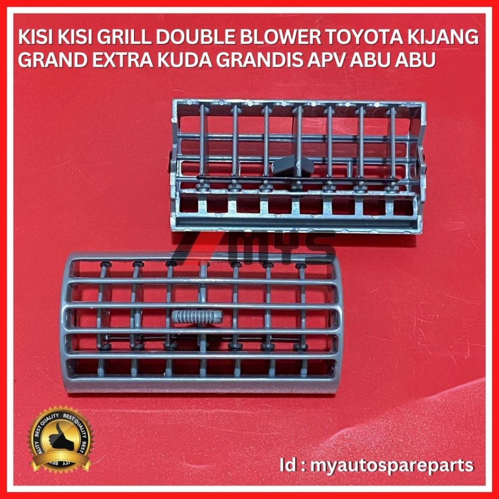 KISI KISI GRILL DOUBLE BLOWER AC MOBIL TOYOTA KIJANG GRAND EXTRA KUDA GRANDIS APV LAMA ABU ABU TOP