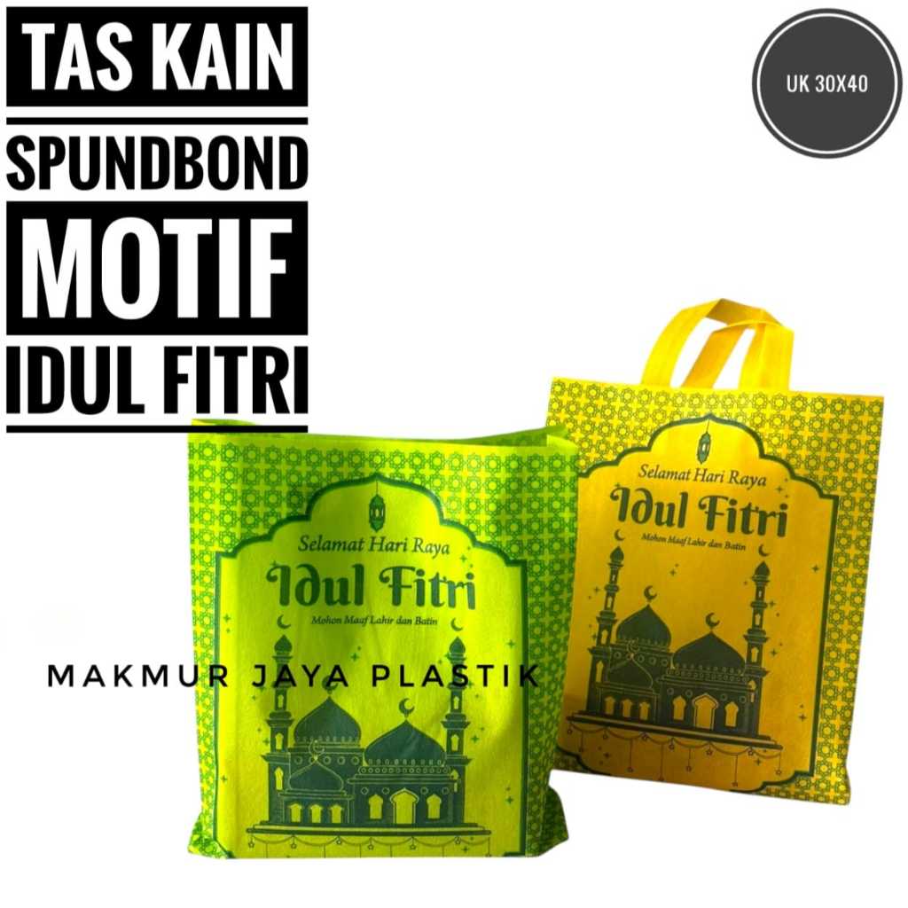 

GPM || TAS LEBARAN BINGKISAN SEMBAKO PARCEL IDULFITRI 30 X 40 X 8 CM ISI 12 PC