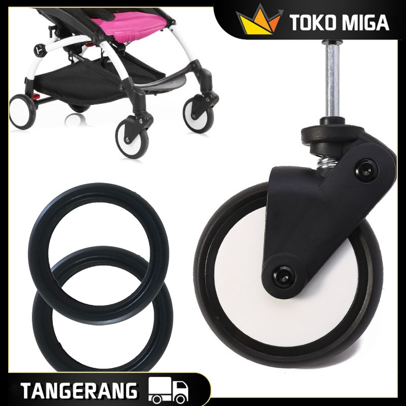 5 Inch Ban Luar Stroller Karet / Karet Roda Stroller Bayi Universal Ban Stroller Bayi Depan Belakang