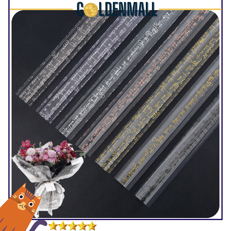 

Flower Wrapping Paper Plastik Kertas Buket Bunga Cellophane 6190