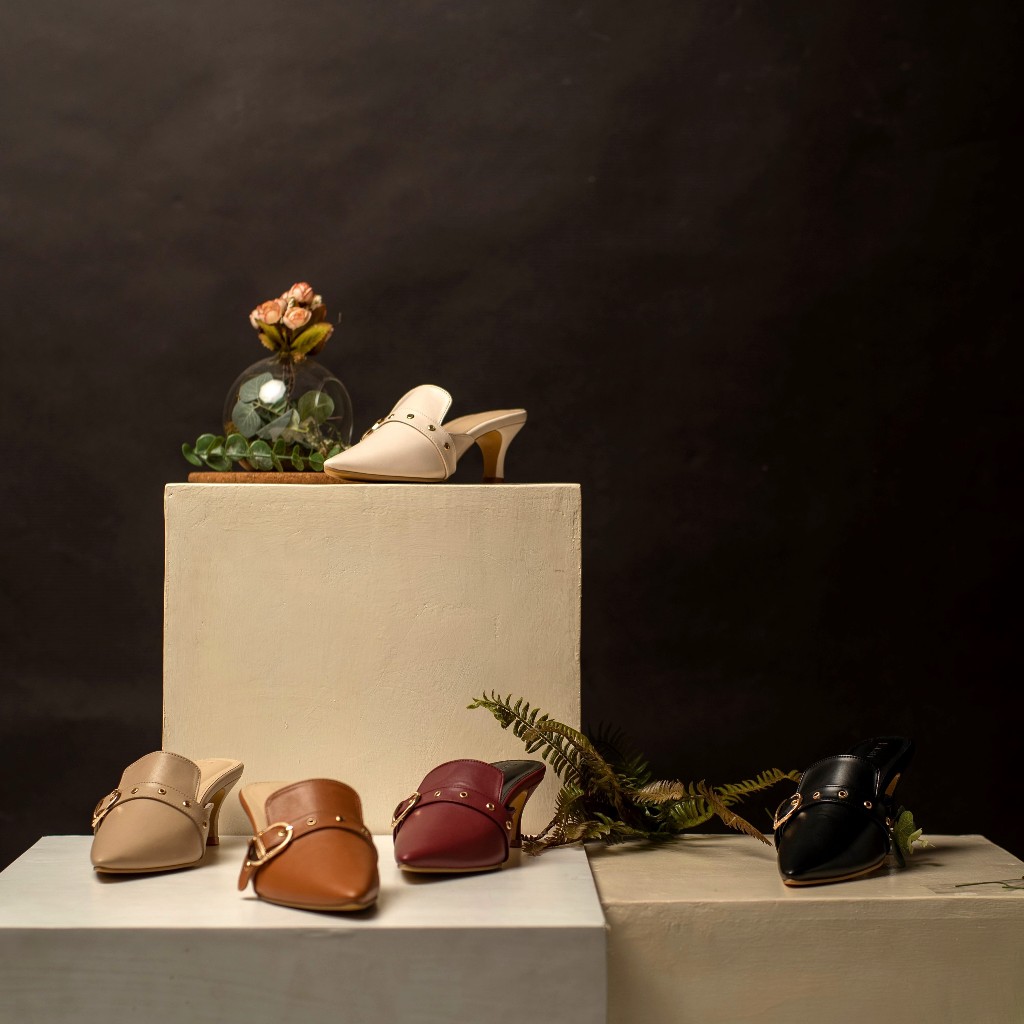 Sepatu Wanita Heels Hak 5 cm Kael Lolita