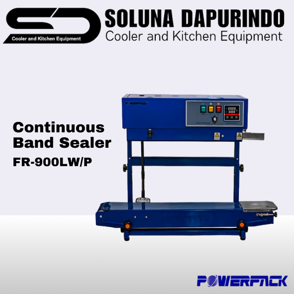 POWERPACK Continuous Band Sealer FR-900LW/P/FR900LW/P/FR 900LW/P