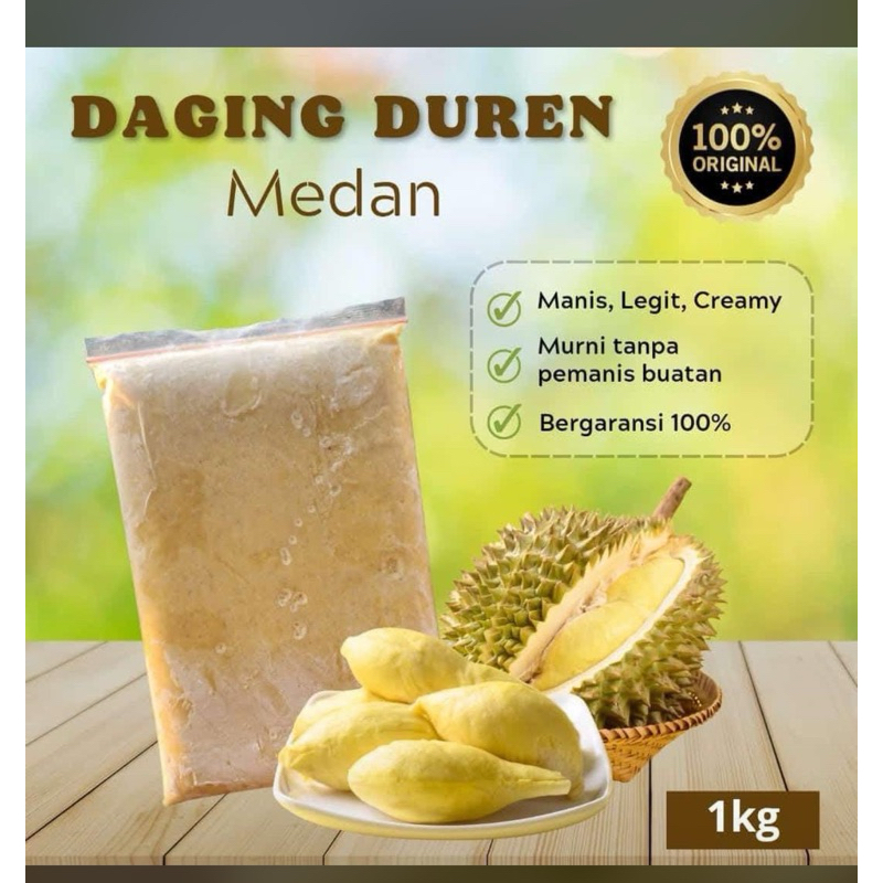 

Daging Duren Medan montong Manis, Legit, Creamy