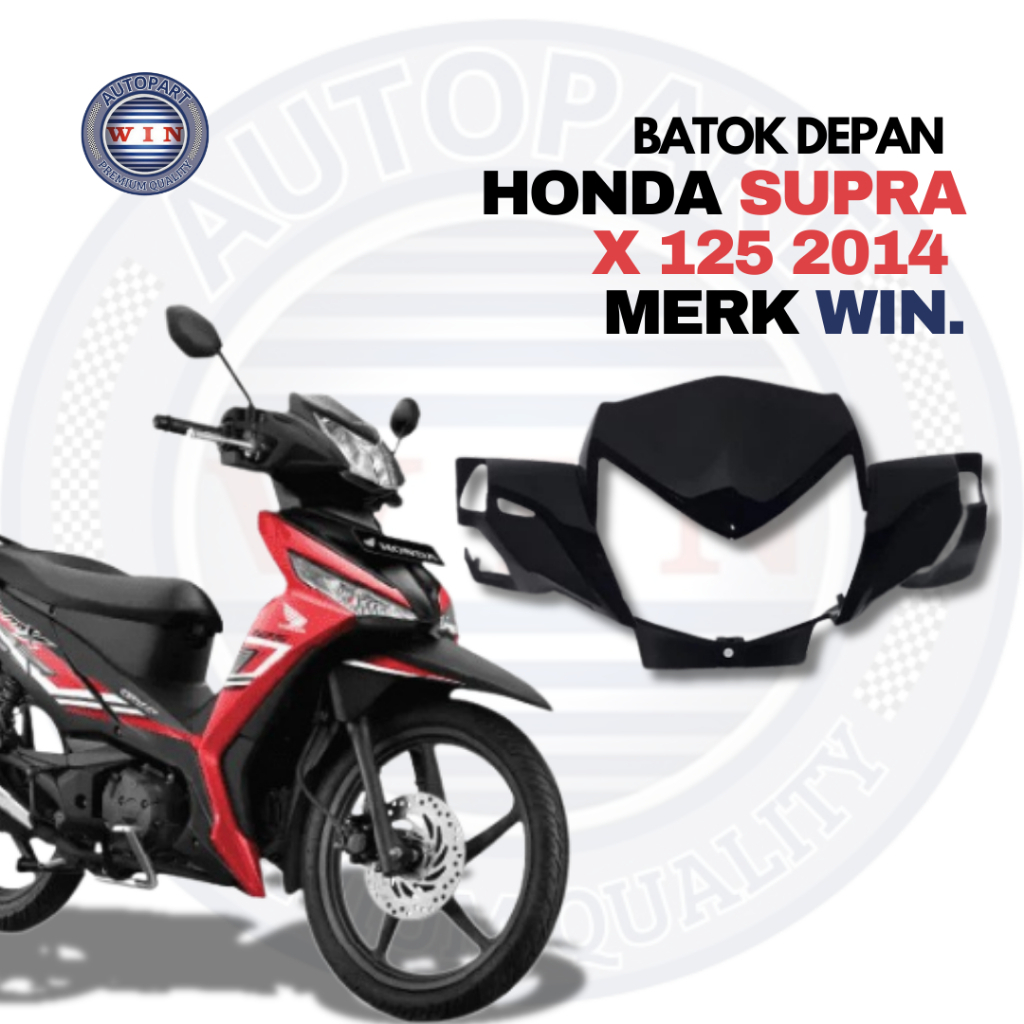 Cover Totok Batok Depan Supra X 125 2014 || Front Handle Cover Honda Supra X 125 2014 Merk WIN