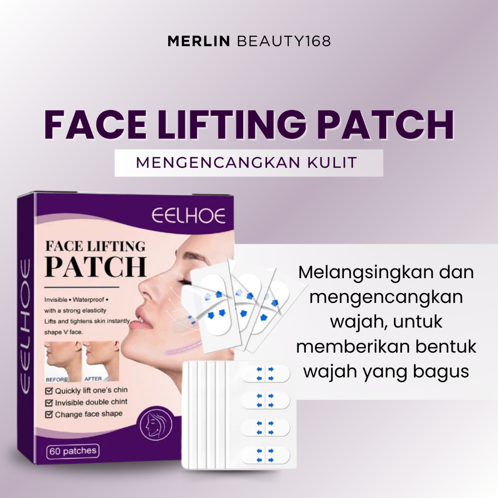 EELHOE Face Lifting Patch Waterproof V Face Makeup Adhesive Tape Invisible Breathable Lift Face Stic