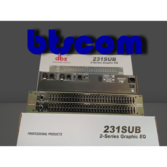 EQUALIZER DBX231 DBX 231 PLUS SUBWOOFER TERBAIK EKUALISER SUB OUTPUT