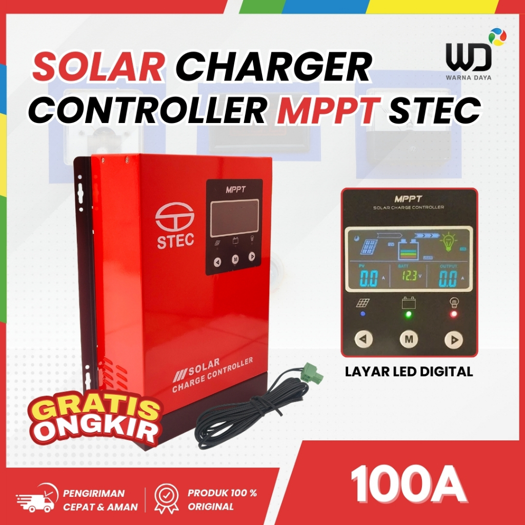 Solar Charger Controller MPPT 100A STEC NEW