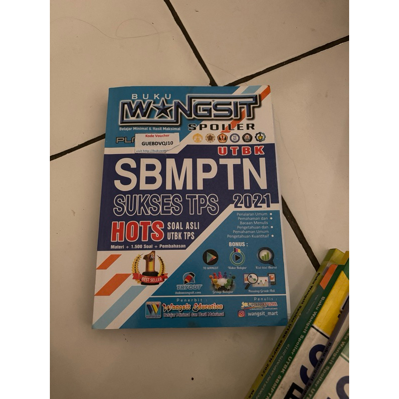 Preloved buku wangsit 2021 SBMPTN