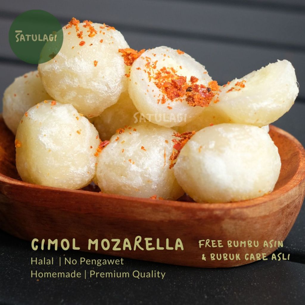 

CIMOL KEJU MOZARELLA HOMEMADE NO PENGAWET HALAL BY SATULAGI