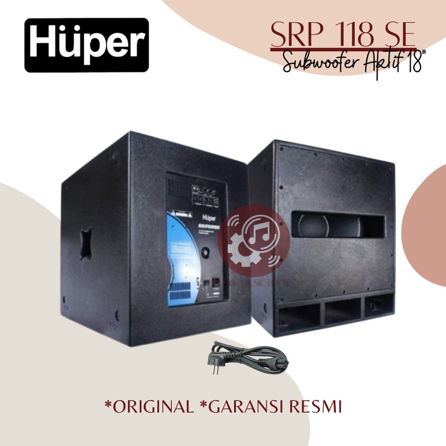 Huper SRP118SE Subwoofer Aktif 18 Inch Original SRP-118 SE