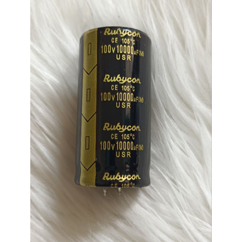 elco capasitor 10000uf 100v RUBYCON elko kapasitor 10000 uf 100v HITAM