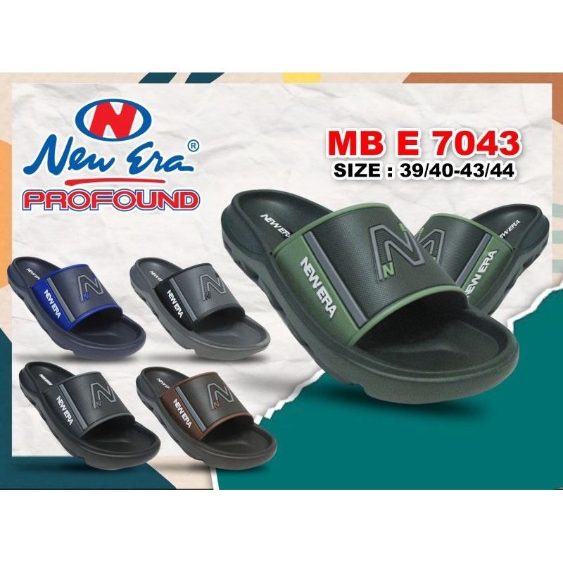 Sandal cowok keren New era  terbaru original