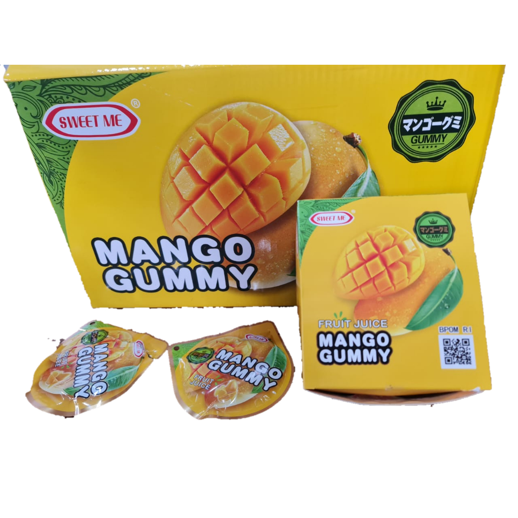 

grosir snack murah Permen Import | Sweet Me Mango Gummy 1 Kotak Isi 20 Pcs Permen Jelly Mangga Enak